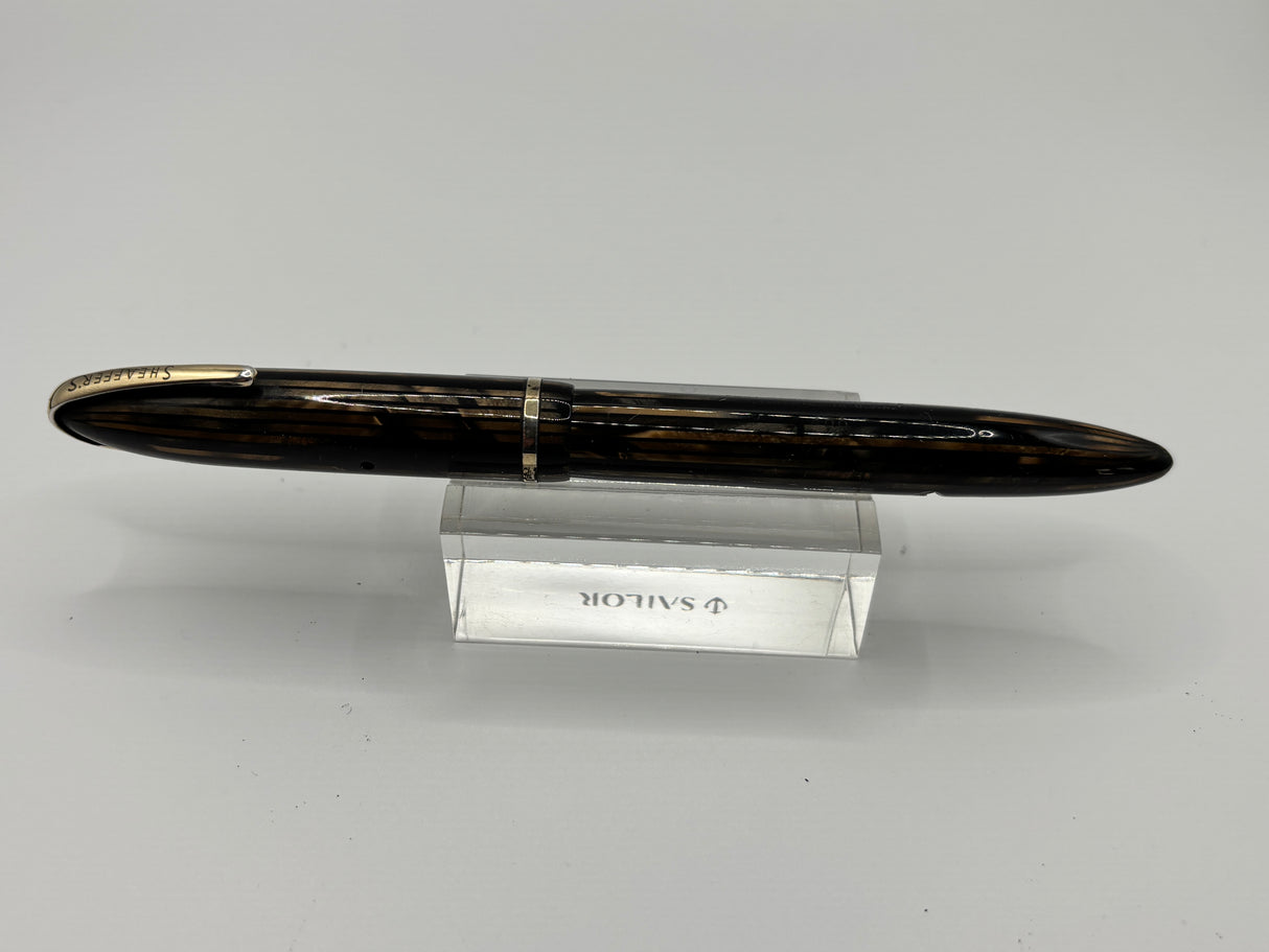 Sheaffer Balance Brown Striped Military clip - Fountain Pen