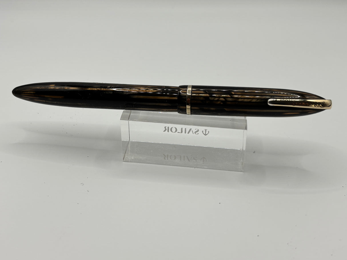 Sheaffer Balance Brown Striped Military clip - Fountain Pen
