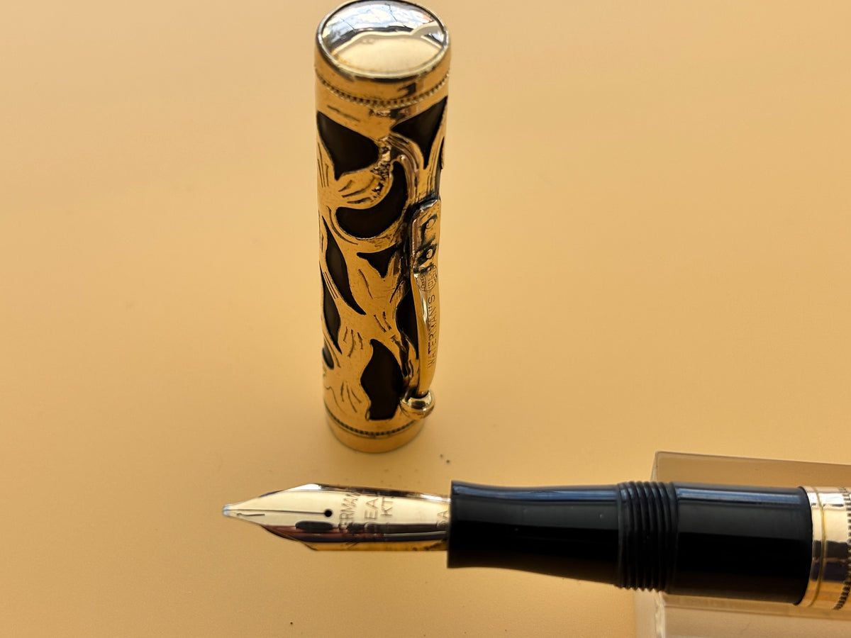 Waterman 0552 Gold filled Overlays Art Nouveau - Fountain Pen