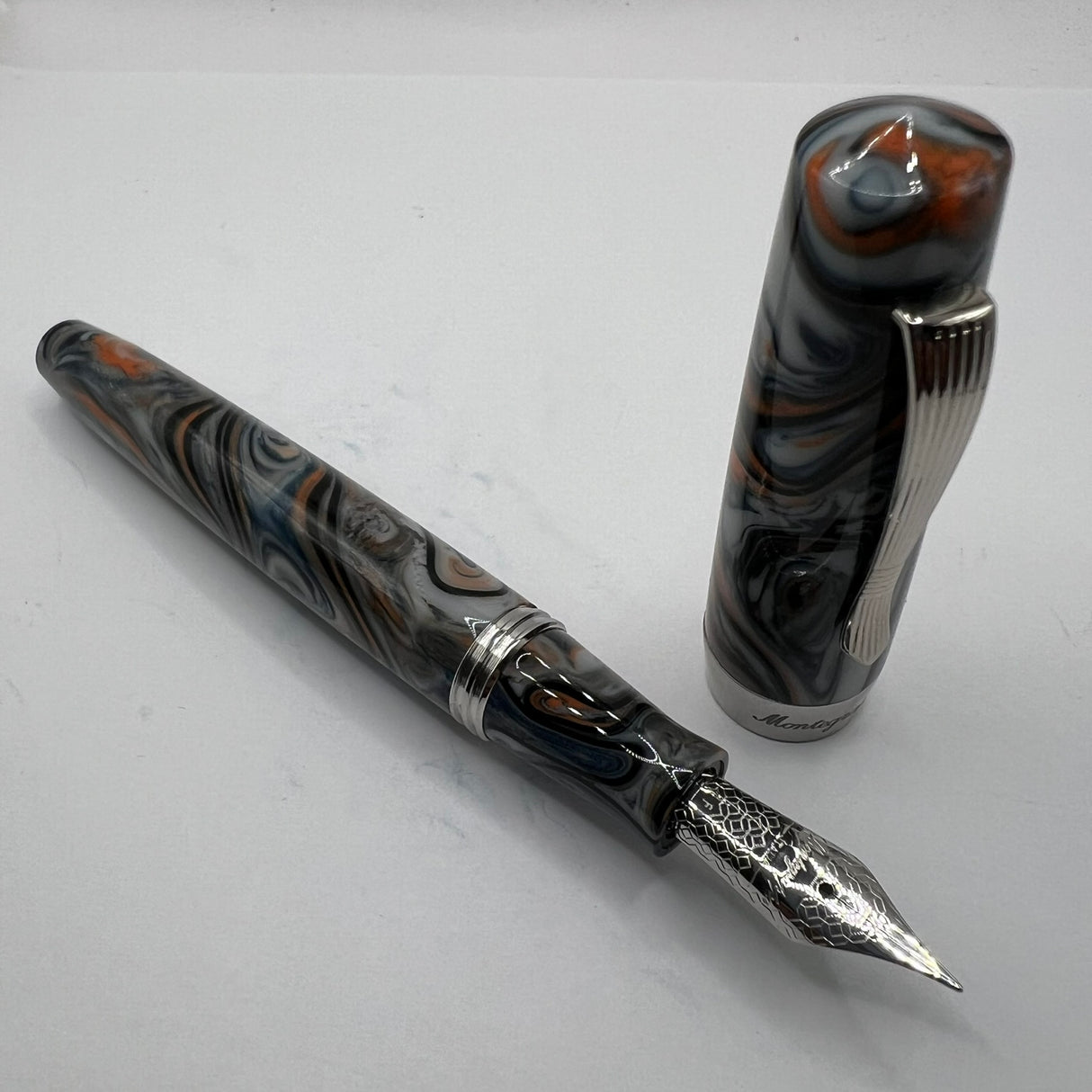 Montegrappa Elmo II Fountain Pen - Fine Stainless Steel Nib