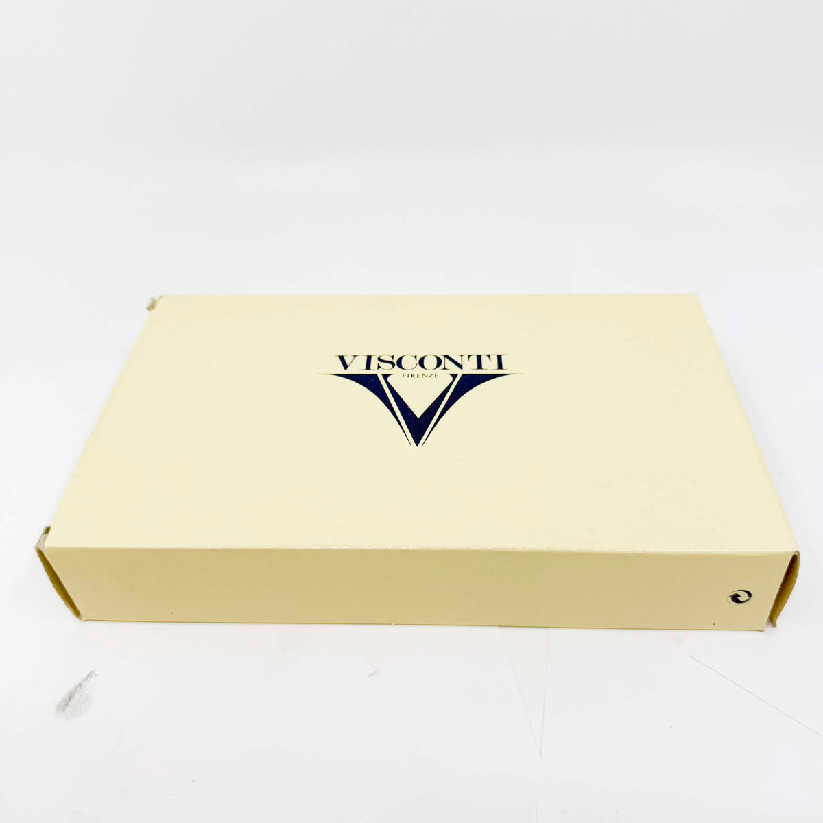 Visconti Wall Street Glittering Burgundy Striped Celluloid Fountain Pen - Flexible Fine 23K Palladium Nib