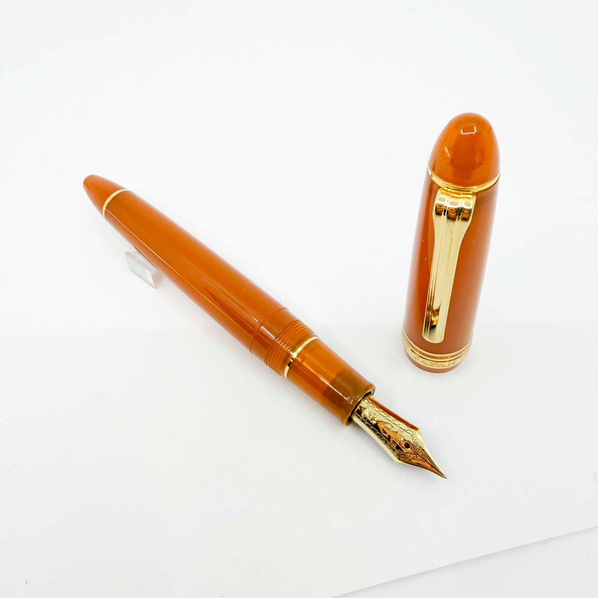 Sailor 1911L Large Butterscotch Limited Edition Fountain Pen (Only 100 of each Size Made-Fountain Pen Hospital Exclusive) - Broad 21kt Gold Nib
