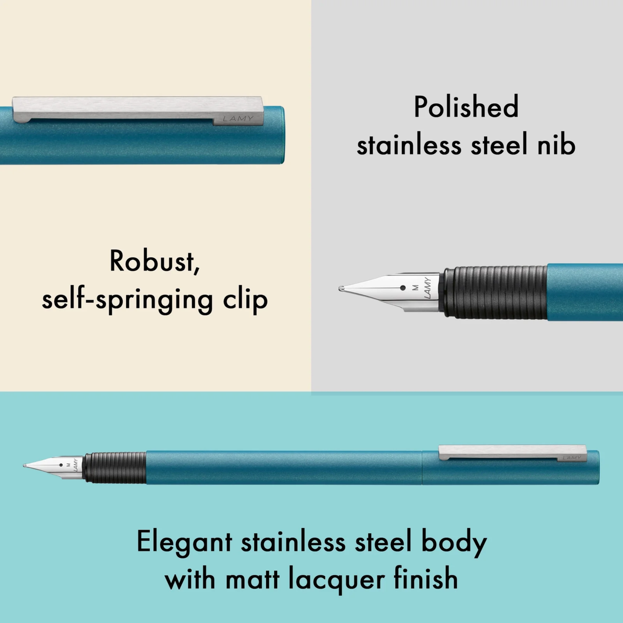 LAMY CP1 Aquamarine Fountain Pen Collection
