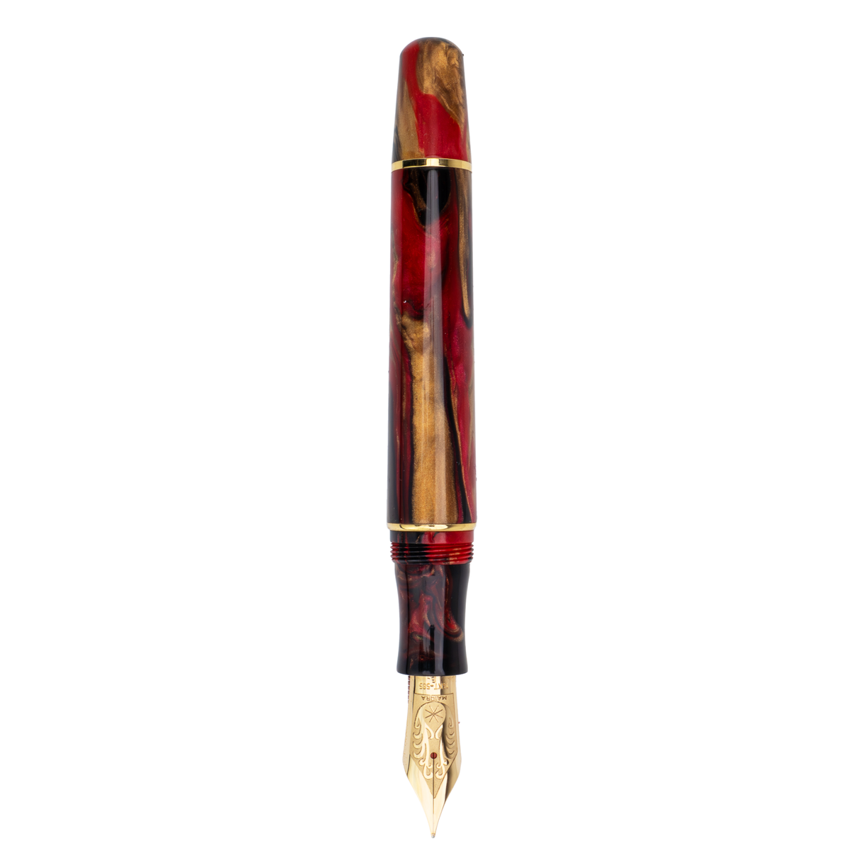 Maiora Ultra Ogiva Golden Rule Fountain Pen 14K Nib Collection