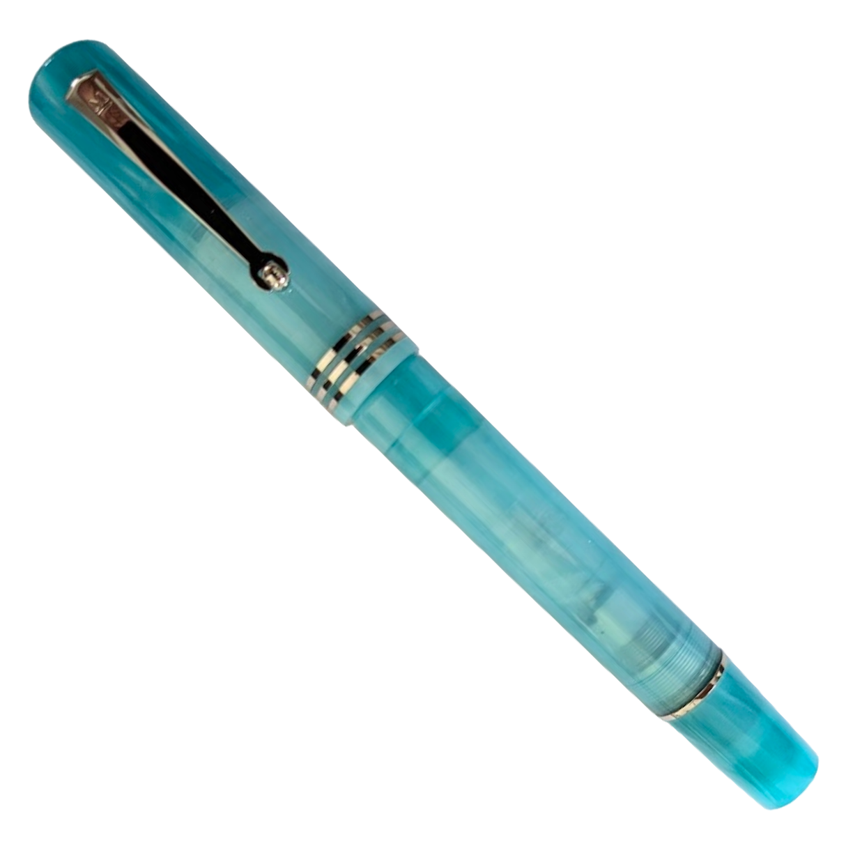 Molteni Modelo M60 Translucent Turquoise Limited Edition Fountain Pen Collection