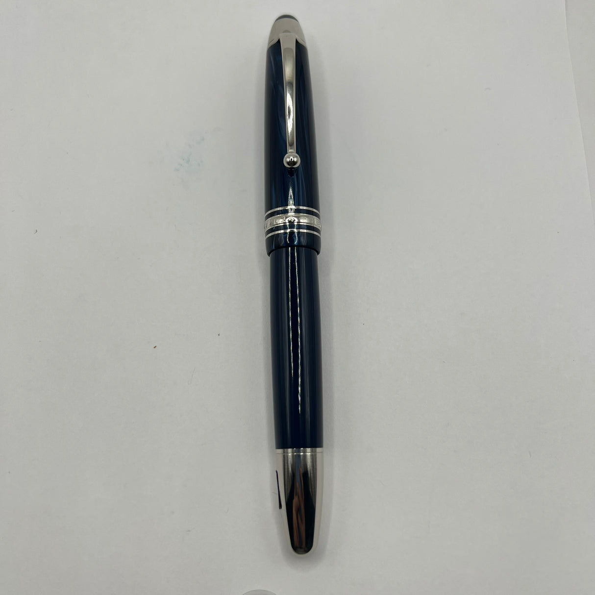 Montblanc Origin Blue #146 LeGrand Fountain Pen - Medium 18kt Gold Nib