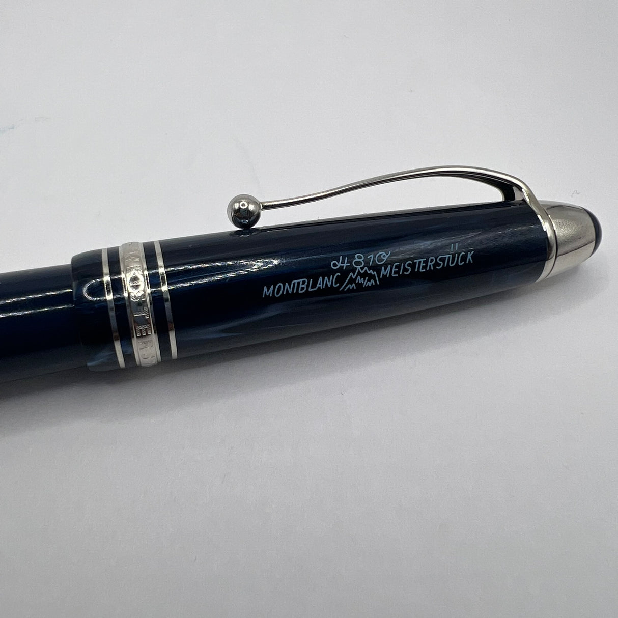 Montblanc Origin Blue #146 LeGrand Fountain Pen - Medium 18kt Gold Nib