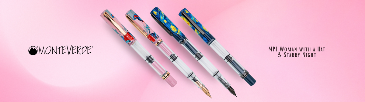 Monteverde MP1 Starry Night And Woman With A Hat Fountain Pen collection
