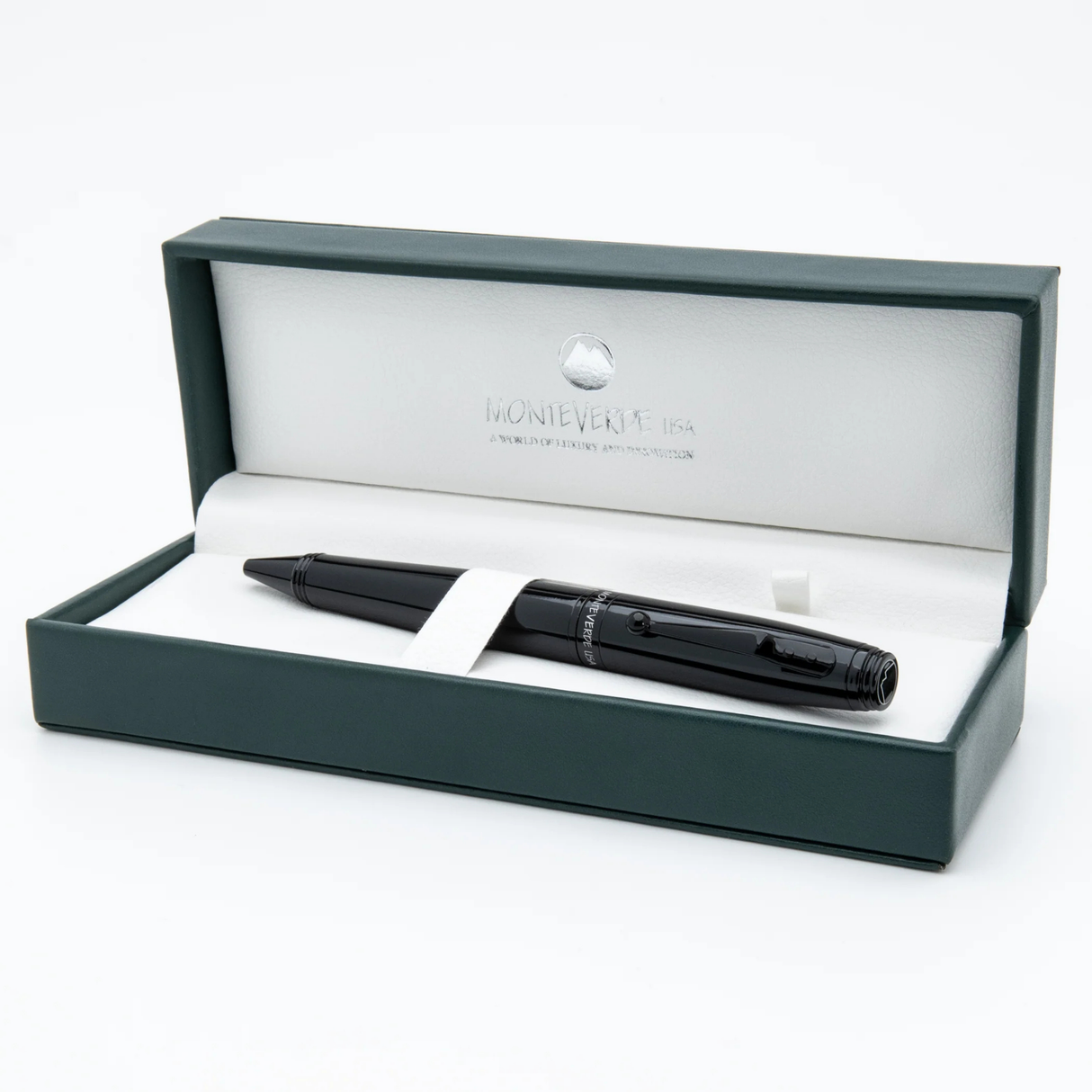 Monteverde USA Invincia Fusion Stealth Black Ballpoint Pen Collection