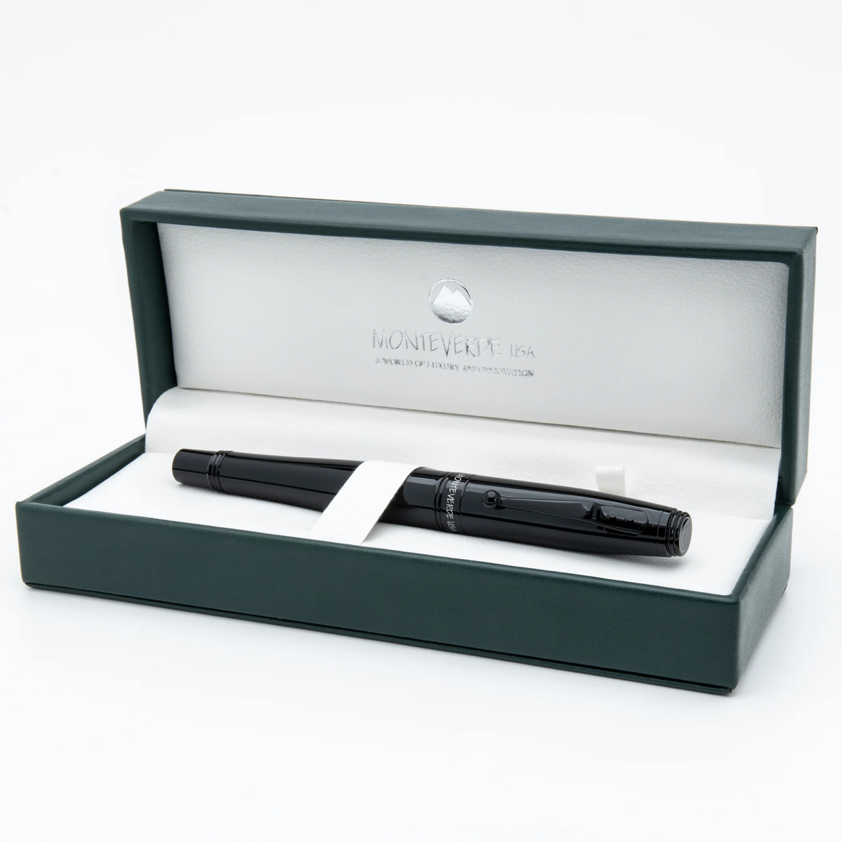 Monteverde USA Invincia Fusion Stealth Black Fountain Pen Collection