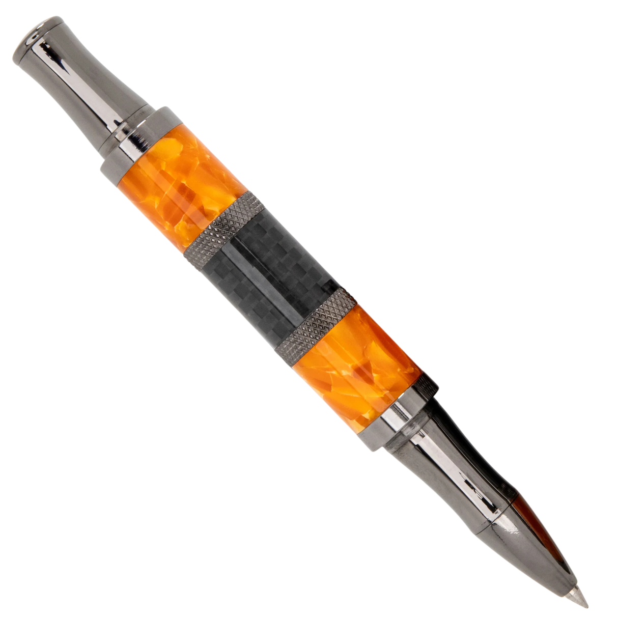 Monteverde USA Regatta Orange Carbon Rollerball Pen Collection
