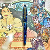 Esterbrook Estie Nouveau Bleu with Gold Trim Fountain Pen