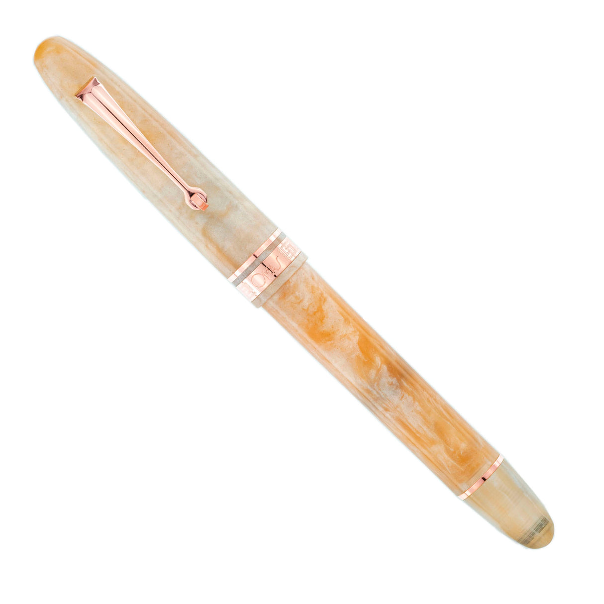 OMAS Ogiva Fountain Pen Cocktail Series Peach Bellini Limited Edition Rose Gold Trim