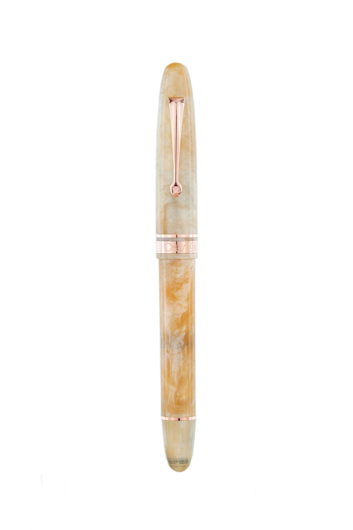 OMAS Ogiva Fountain Pen Cocktail Series Peach Bellini Limited Edition Rose Gold Trim