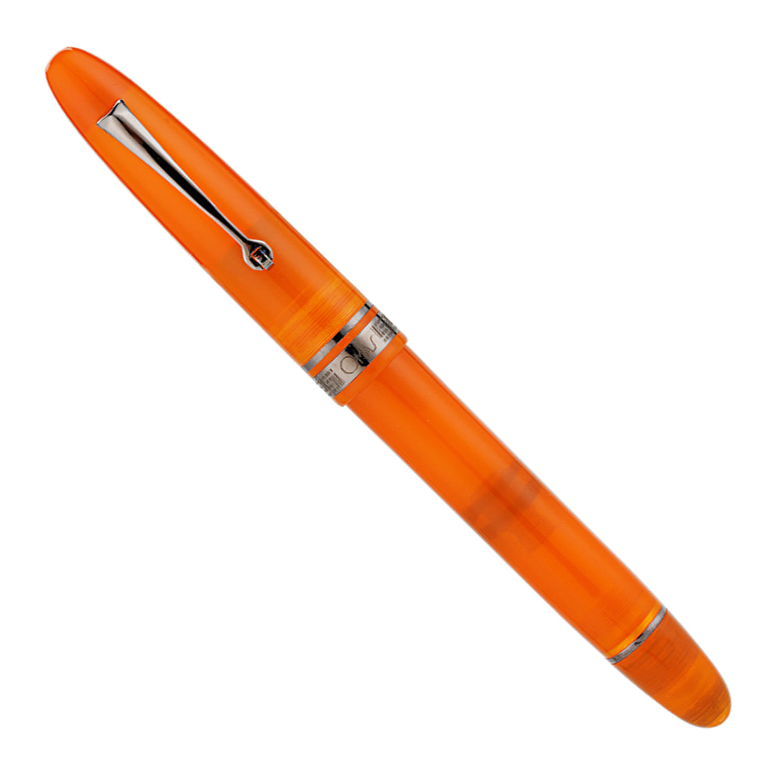 OMAS Ogiva Fountain Pen Arancione Ruthenium Trim