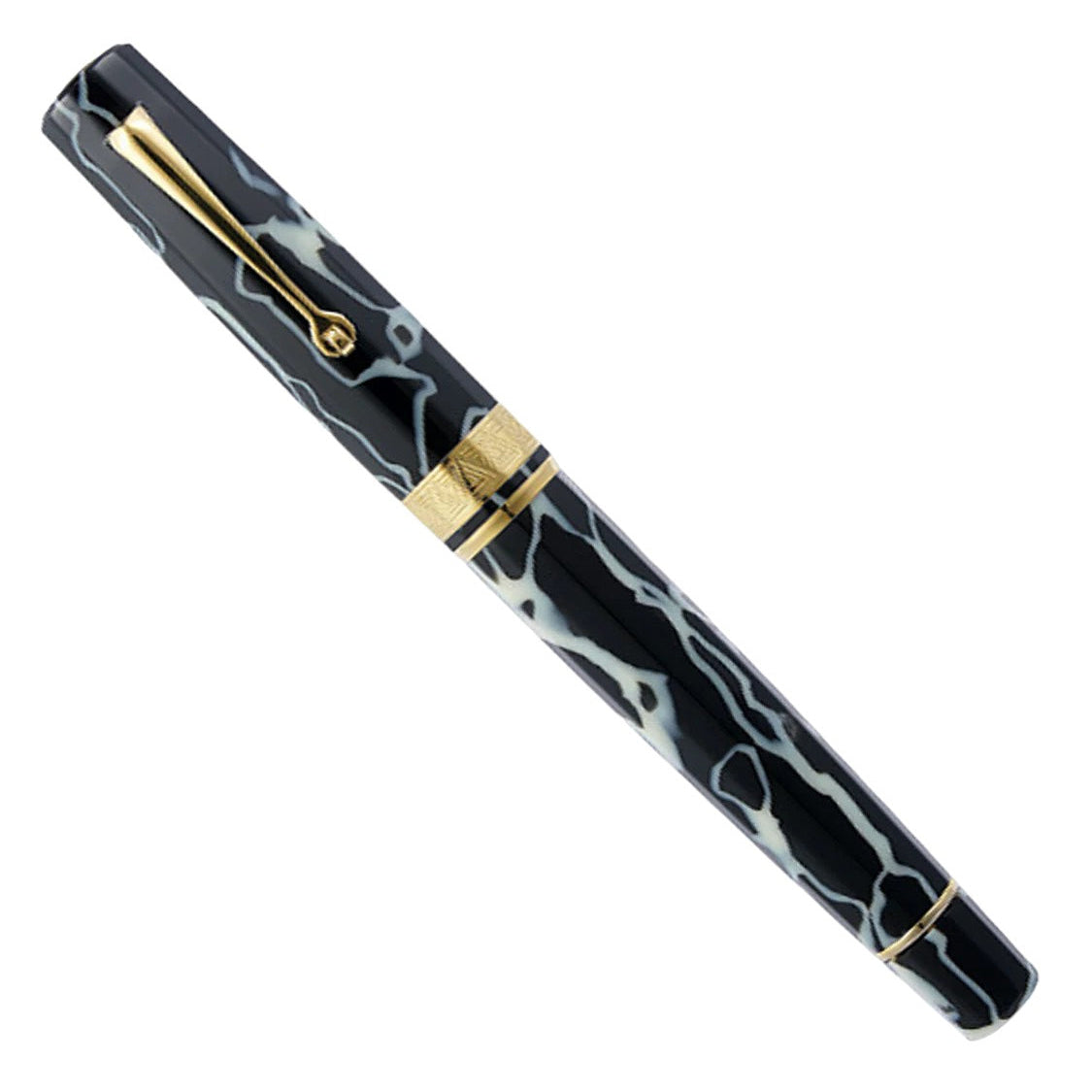 OMAS Paragon Fountain Pen Wild Celluloid Gold Trim