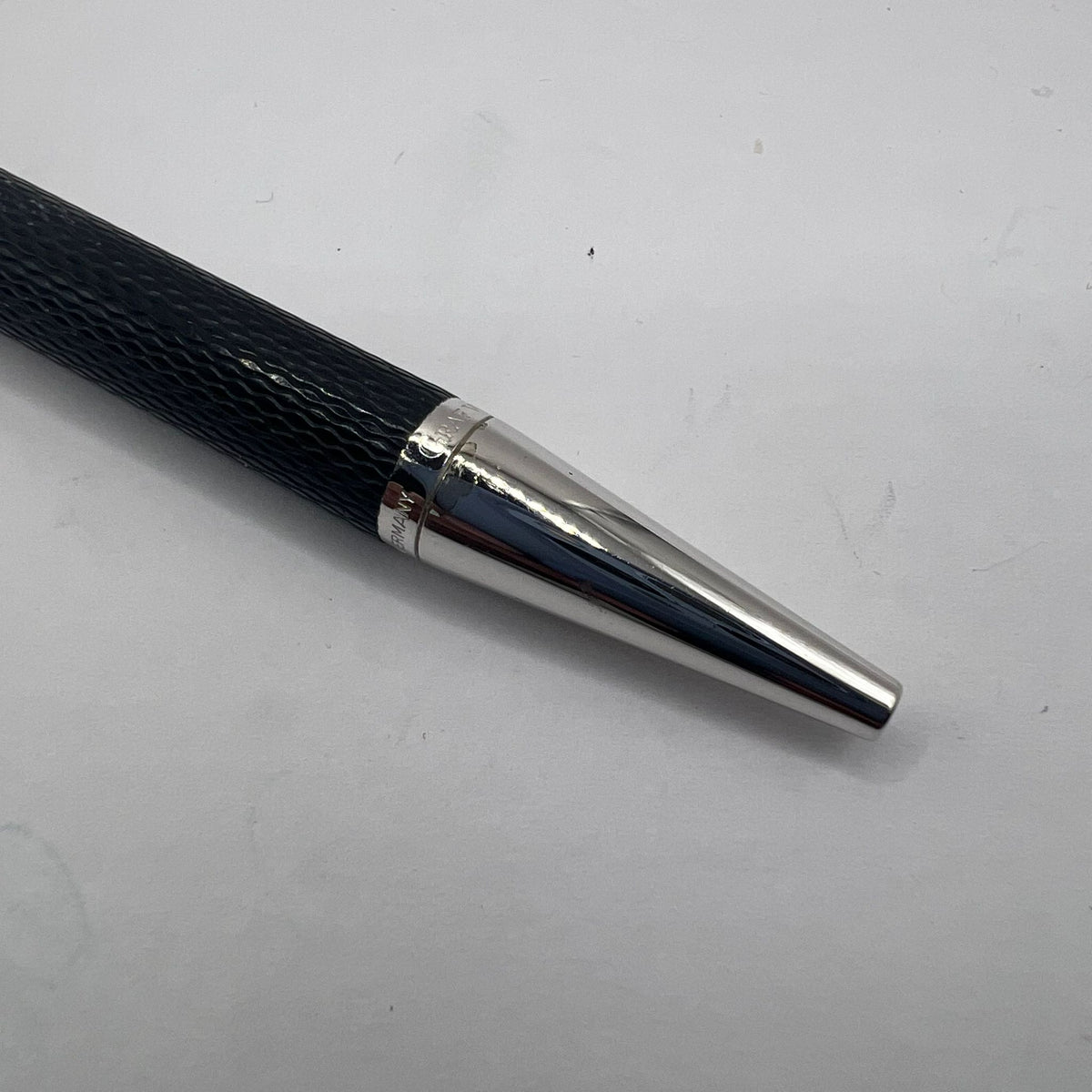 Graf Von Faber Castell Black Guilloche Ball Pen
