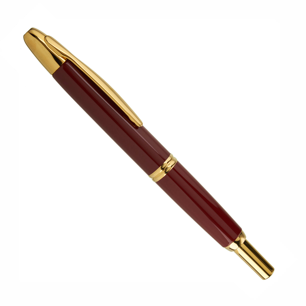 Pilot Vanishing Point Red Gold Trim