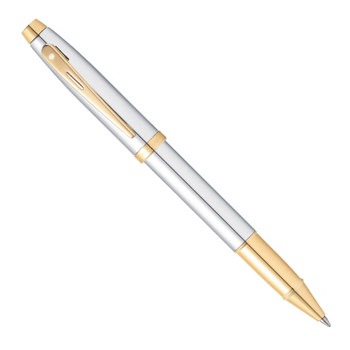 Sheaffer® 100 Chrome with Gold Trims Rollerball Pen