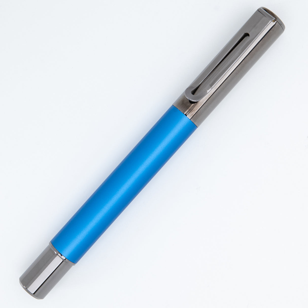 Monteverde USA® Ritma Anodized Blue Fountain Pen w/ JoWo Nib