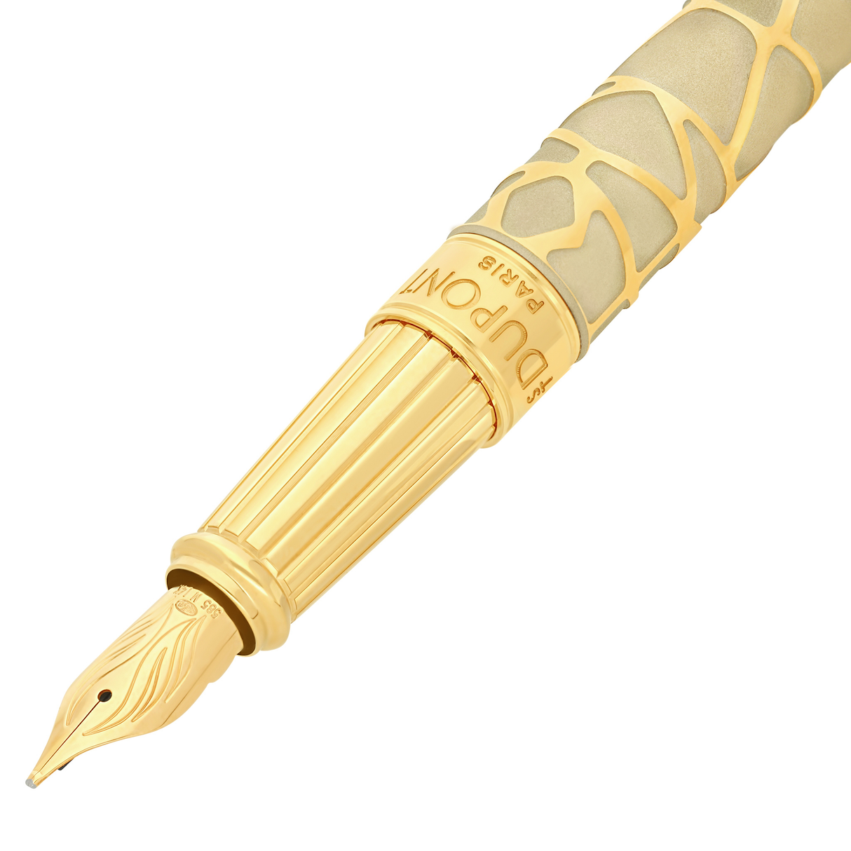 S.T. Dupont Line D Eternity x Richard Orlinski “Kong” Gold Fountain Pen Collection