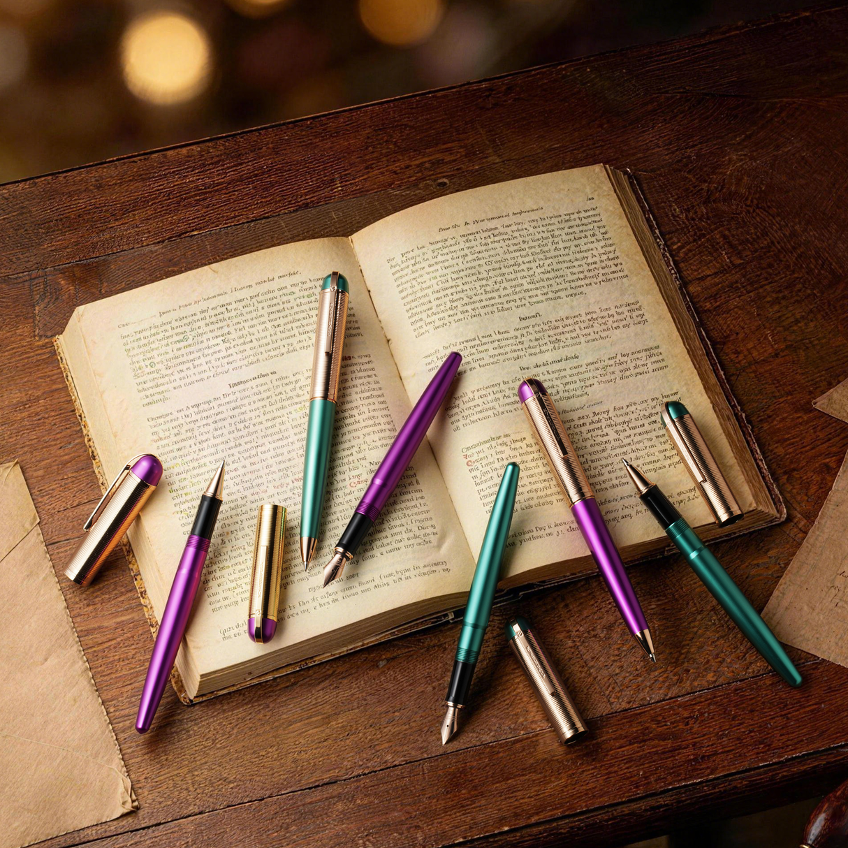 Wahl-Eversharp Skyline Royal Purple and Emerald Collection