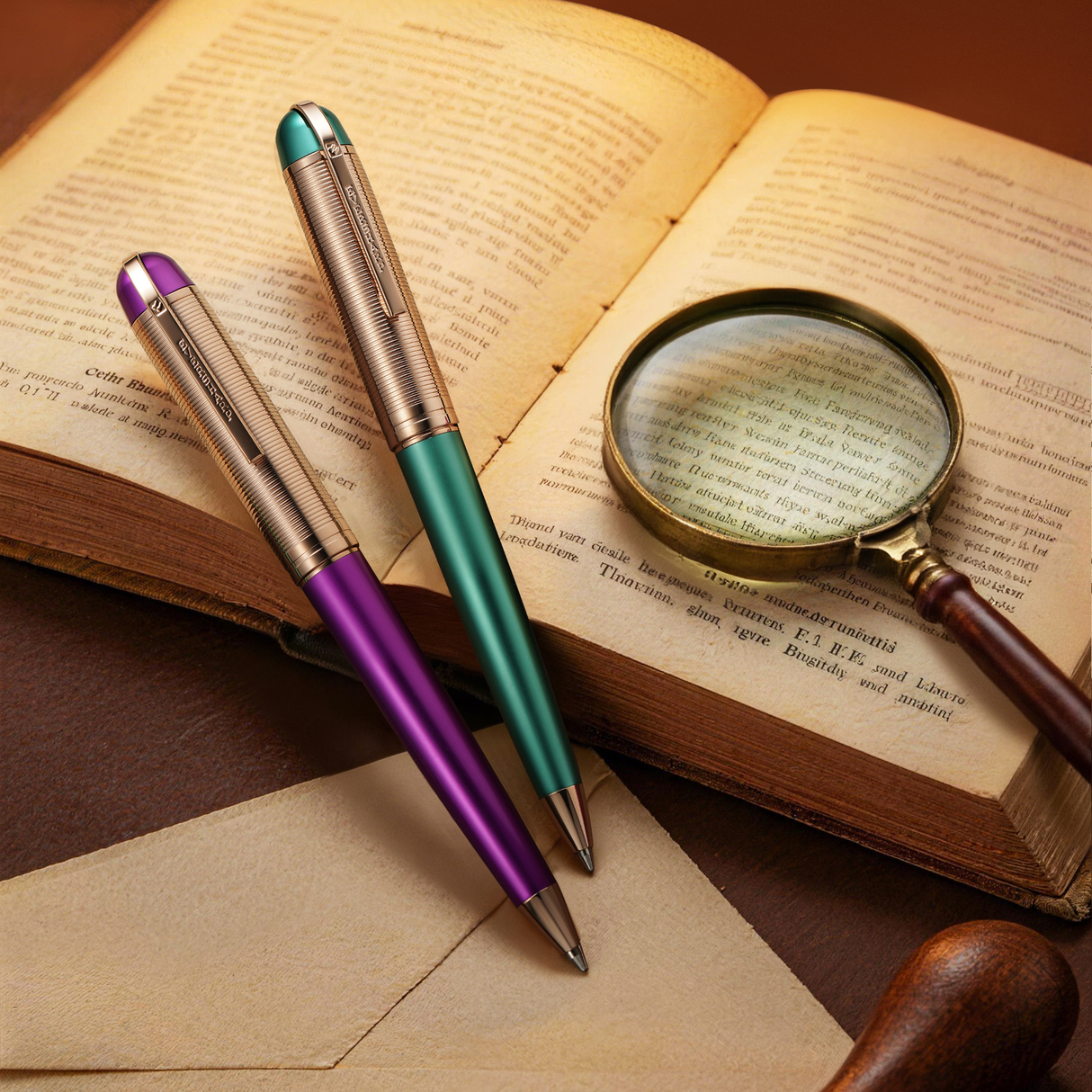 Wahl-Eversharp Skyline Royal Purple and Emerald Collection