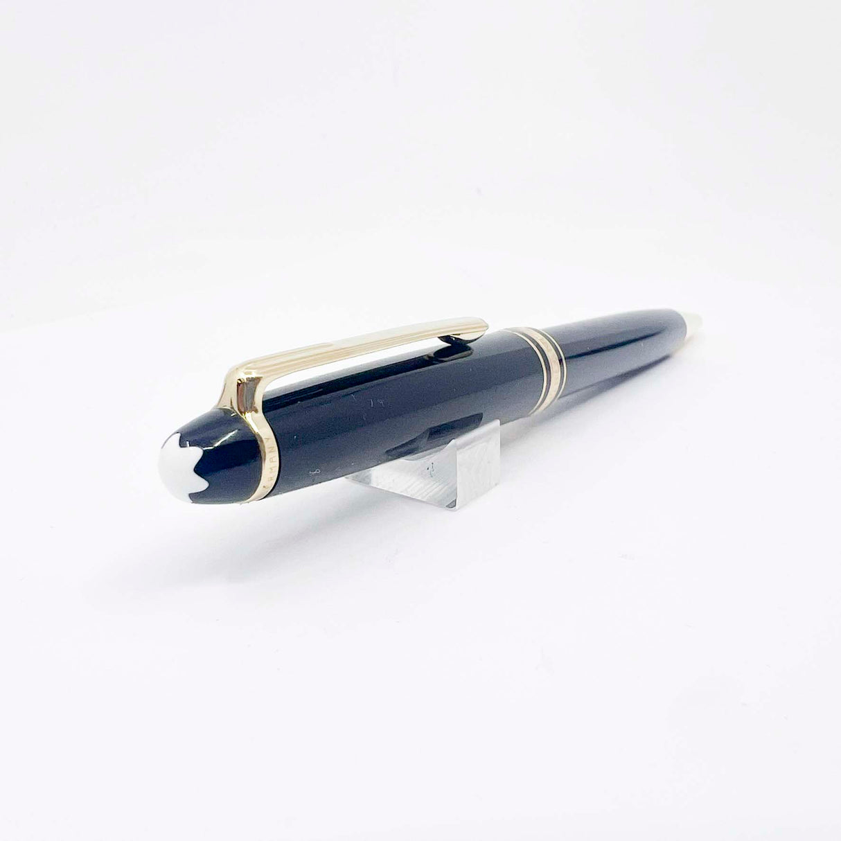Montblanc #165 Black Classique Mechanical Pencil 0.7mm - Gold-Plated Trim