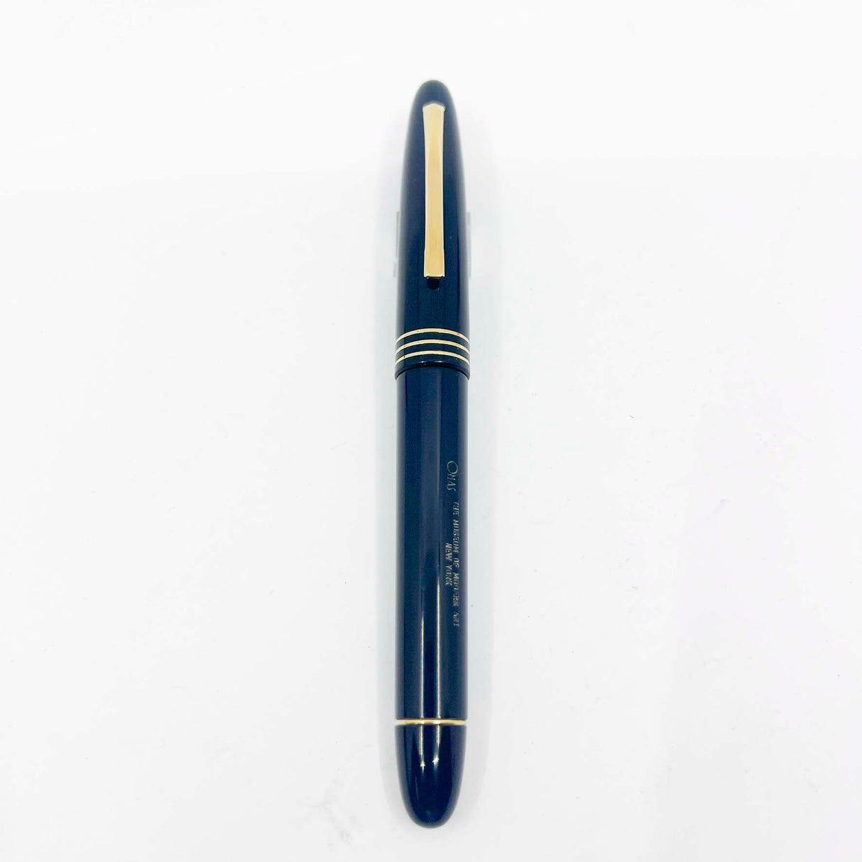 OMAS Ogiva Black Museum of Modern Art New York Fountain Pen - Semi-Flex Medium 18kt Gold Nib