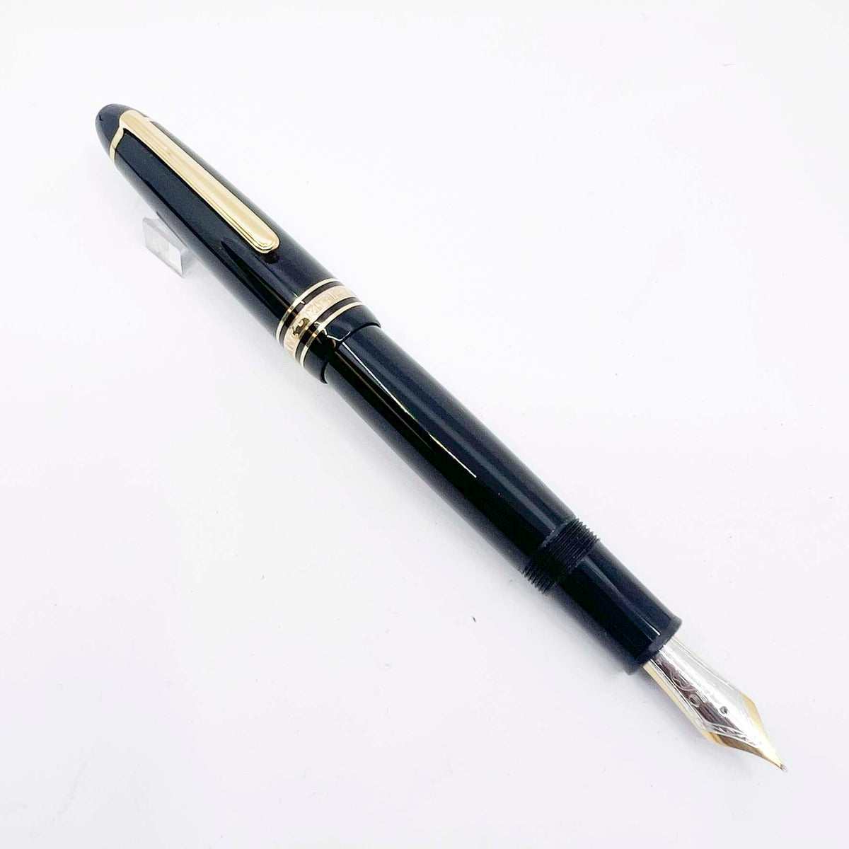 Montblanc #147 Traveler Black Resin CARTRIDGE-FILL LeGrand Meisterstuck Fountain Pen - Fine 14kt Gold Nib