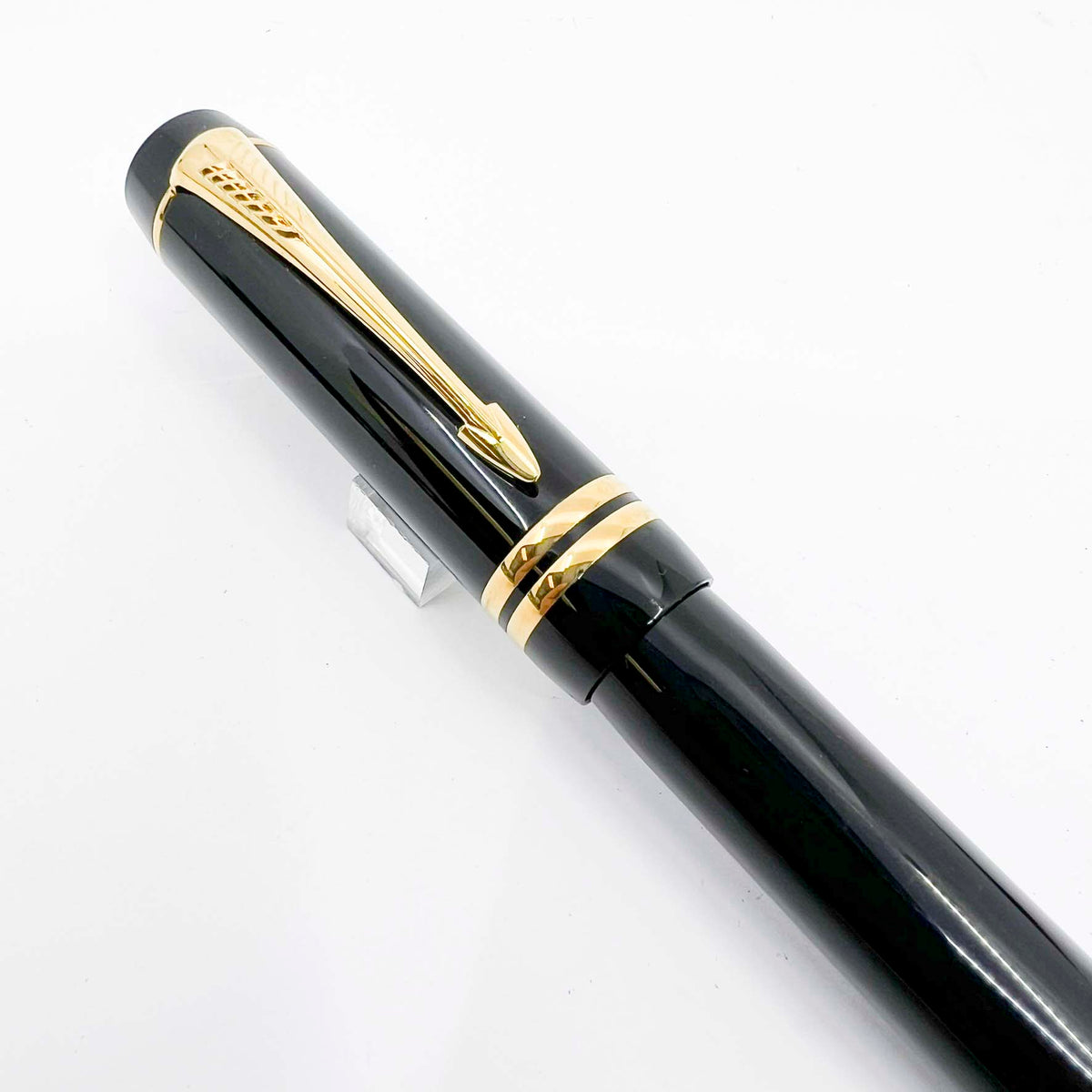 Parker Duofold Centennial (Largest) Black Fountain Pen - Extra Fine 18kt Gold Nib (Circa 1997)