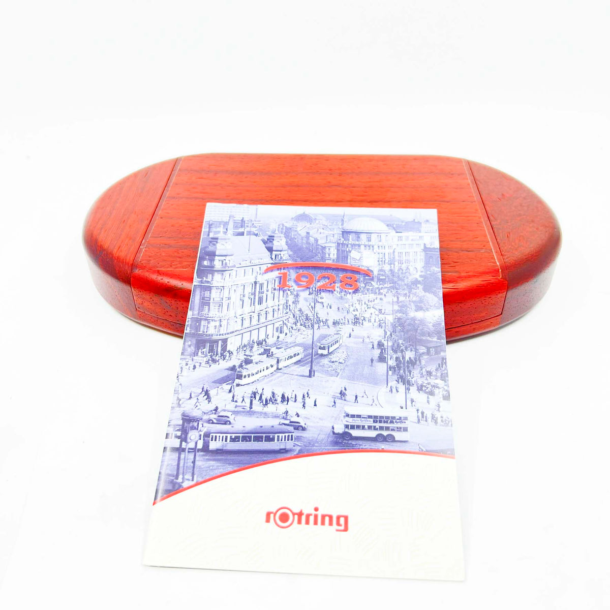 Rotring (German for "Red Ring") Tintenkuli "1928" Celluloid Limited Edition Fountain Pen Celebrating 70 Years of Rotring Pen Production - Medium 18kt Gold Nib + an Interchangeable Stylographic Tubular Point