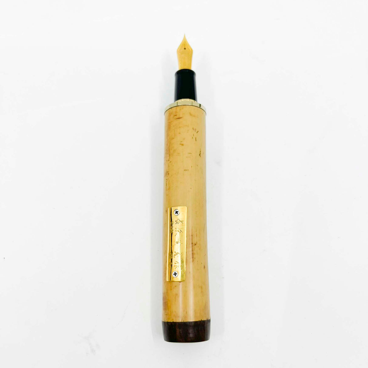 Sailor Susutake Smoked Bamboo Fountain Pen - Fine 21kt Gold Nib