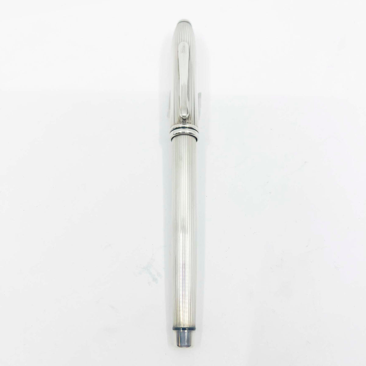 Cross Townsend Sterling Silver Fountain Pen - Made in USA - Fine 18kt Gold Nib