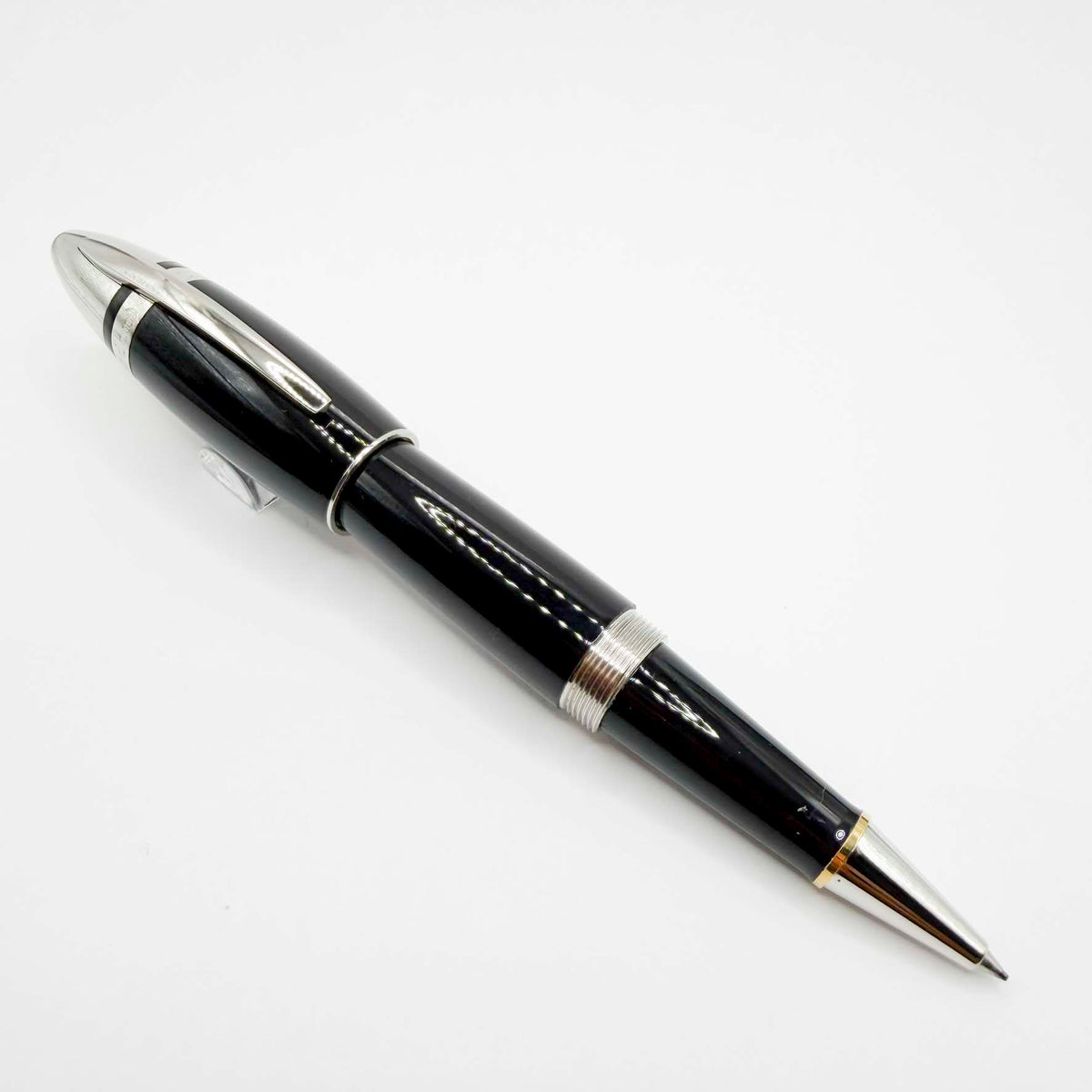 Underwood London Piccadilly Black Ebonite Rollerball Pen