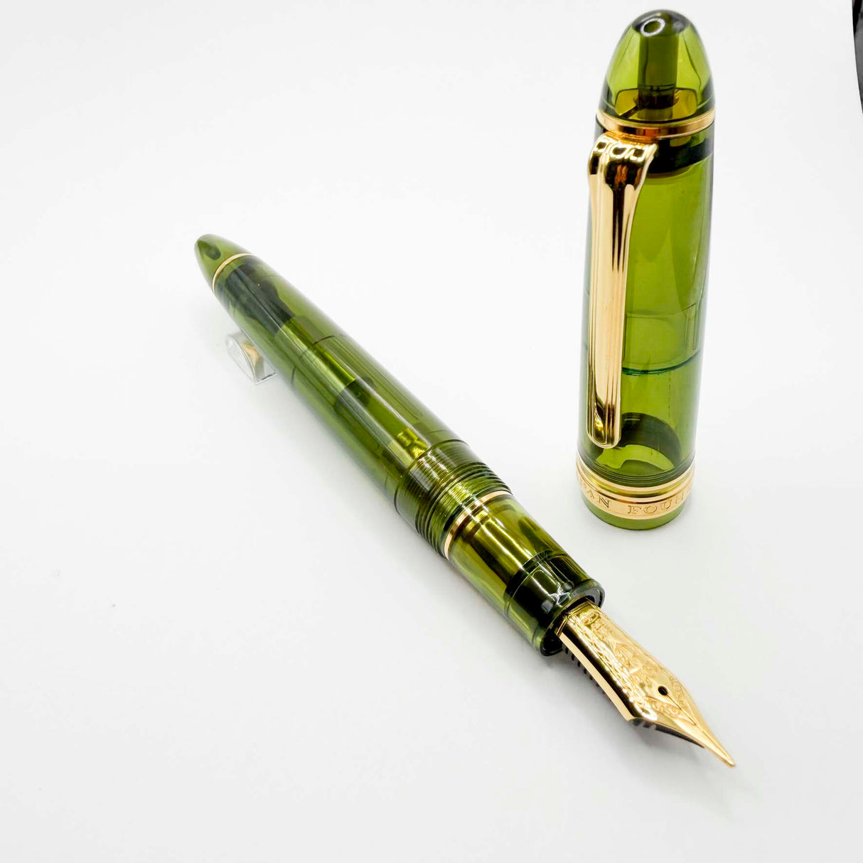 Sailor 1911L Large Kagero Green Limited Edition Fountain Pen (A 2020 Pen Boutique Exclusive) - Broad 21kt Gold Nib