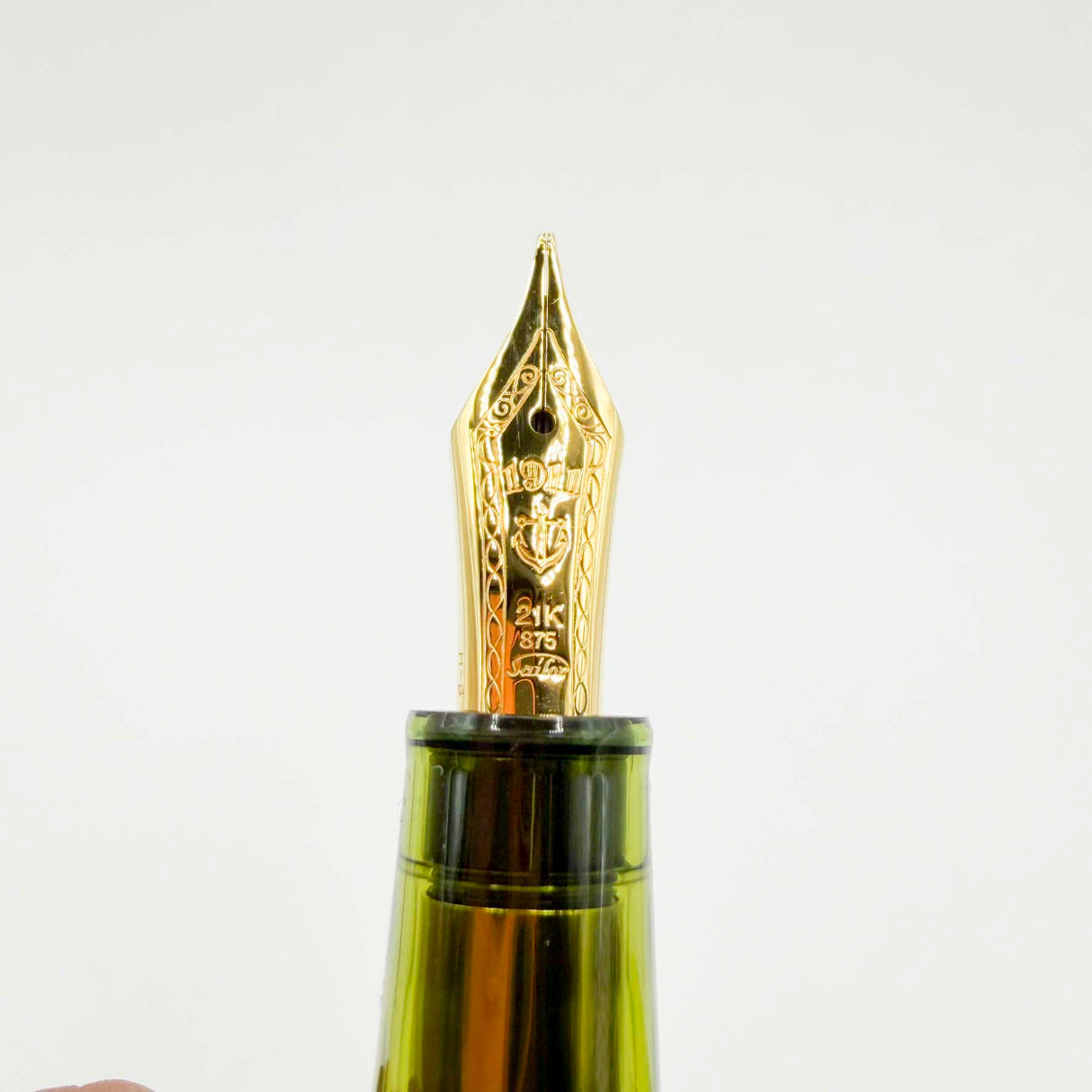 Sailor 1911L Large Kagero Green Limited Edition Fountain Pen (A 2020 Pen Boutique Exclusive) - Broad 21kt Gold Nib