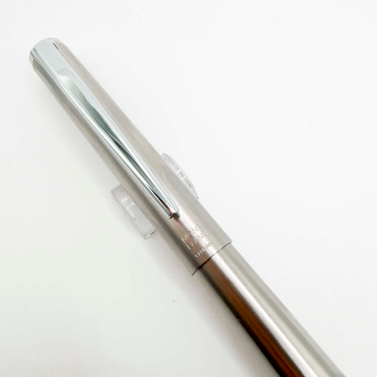 Montblanc Quick Pen/aka Early Noblesse Fountain Pen - Brushed Stainless Steel - Extra Fine Stainless Steel Nib