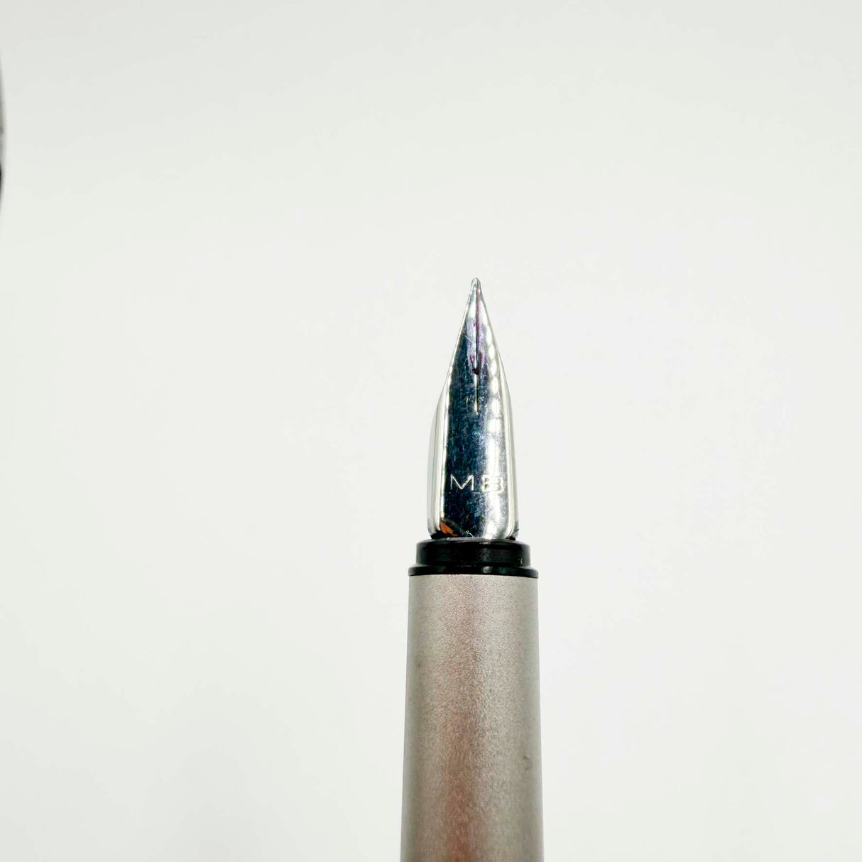 Montblanc Quick Pen/aka Early Noblesse Fountain Pen - Brushed Stainless Steel - Extra Fine Stainless Steel Nib