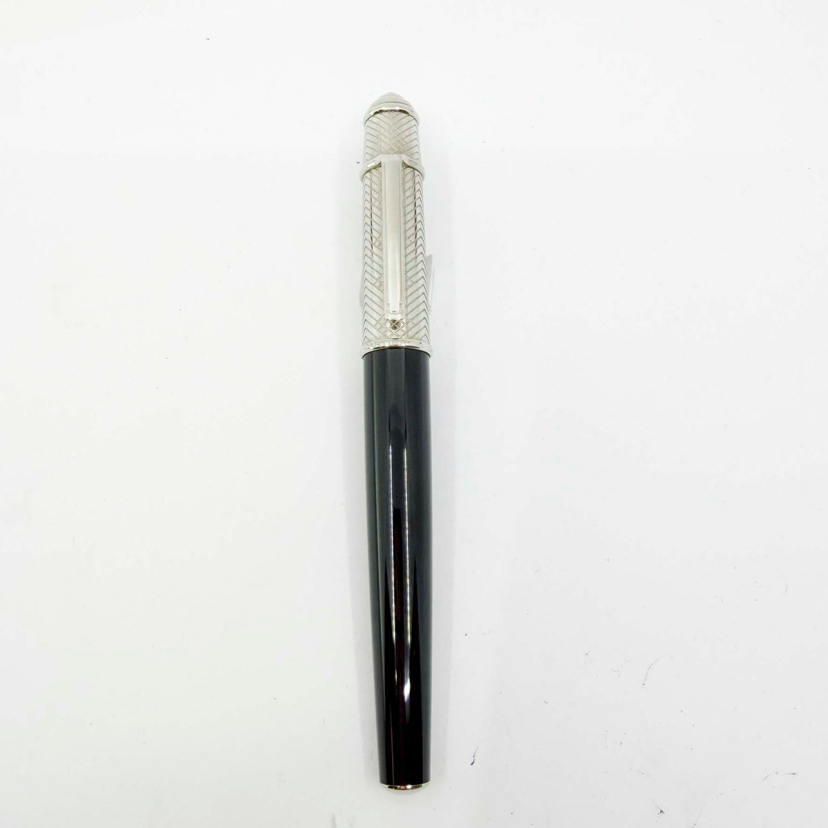 Cartier Diabolo Chevron Doue Fountain Pen Fountain Pen - Fine 18kt Gold Nib