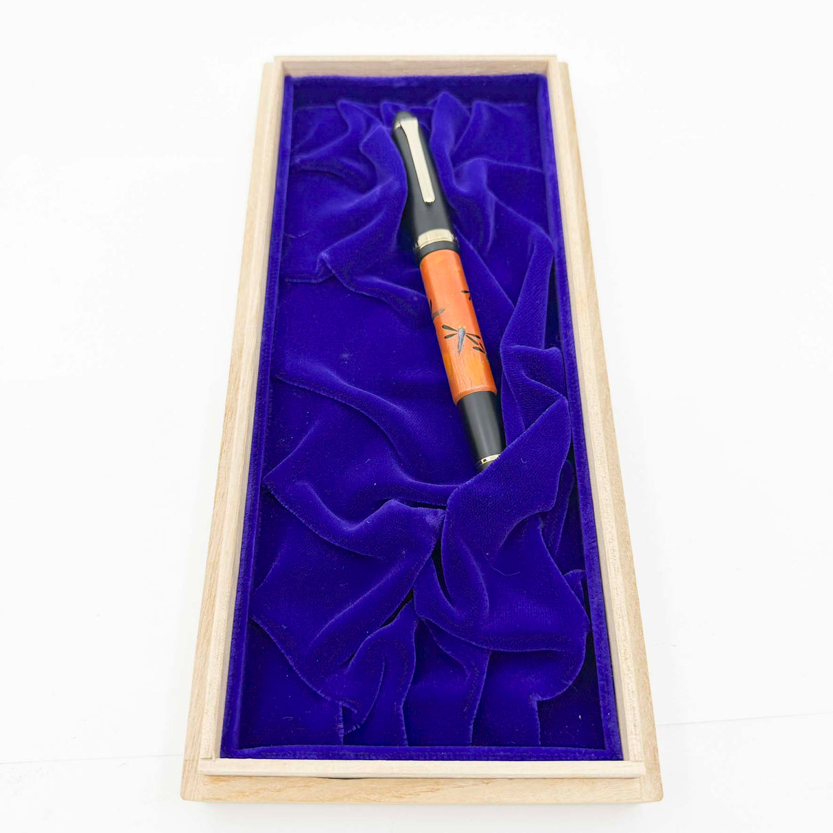 Sailor Negoro Nuri Red Meteor FP5 Long Bodied Dragonfly Fountain Pen - Naginata Cross Emperor 21kt Gold Nib!! RARE!
