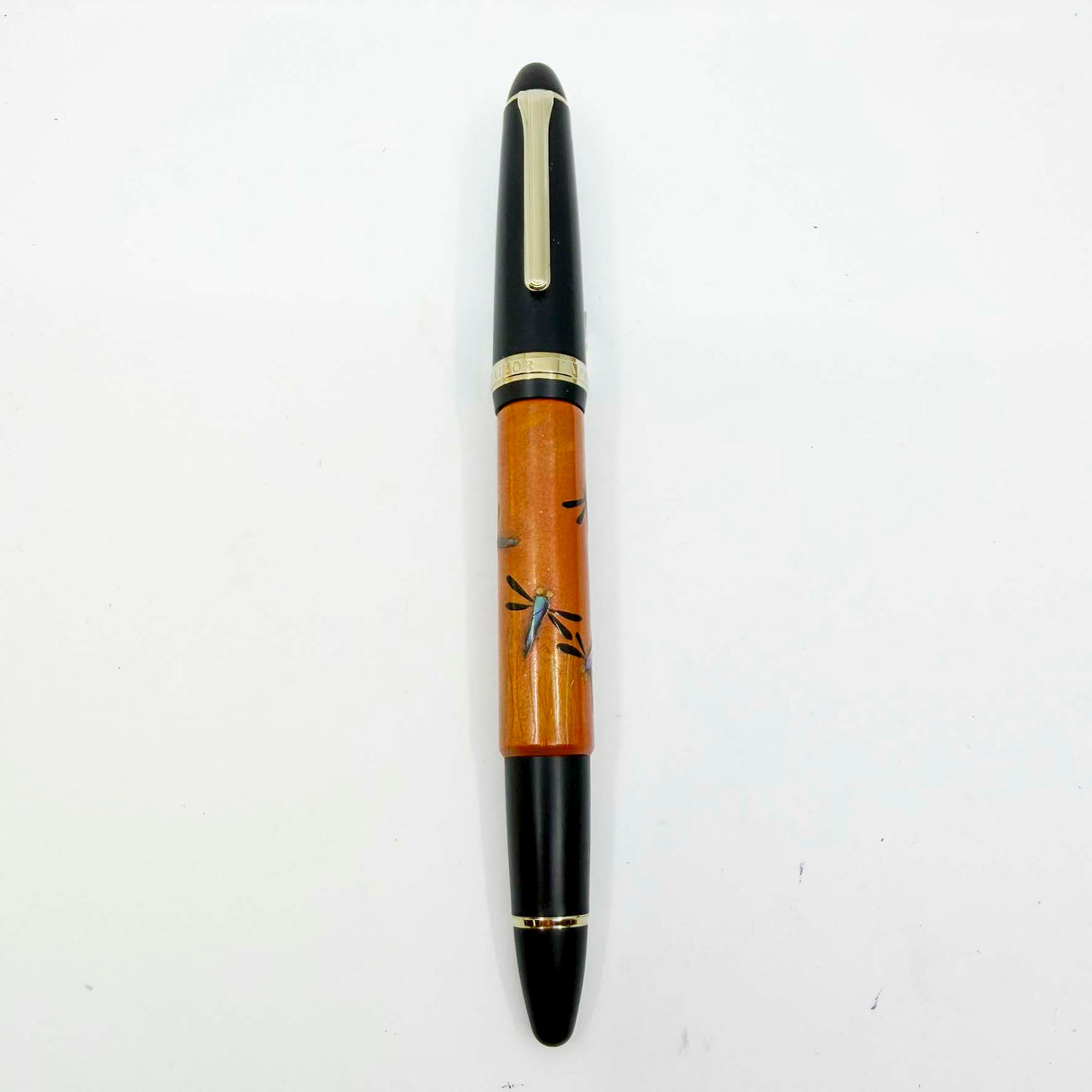 Sailor Negoro Nuri Red Meteor FP5 Long Bodied Dragonfly Fountain Pen - Naginata Cross Emperor 21kt Gold Nib!! RARE!