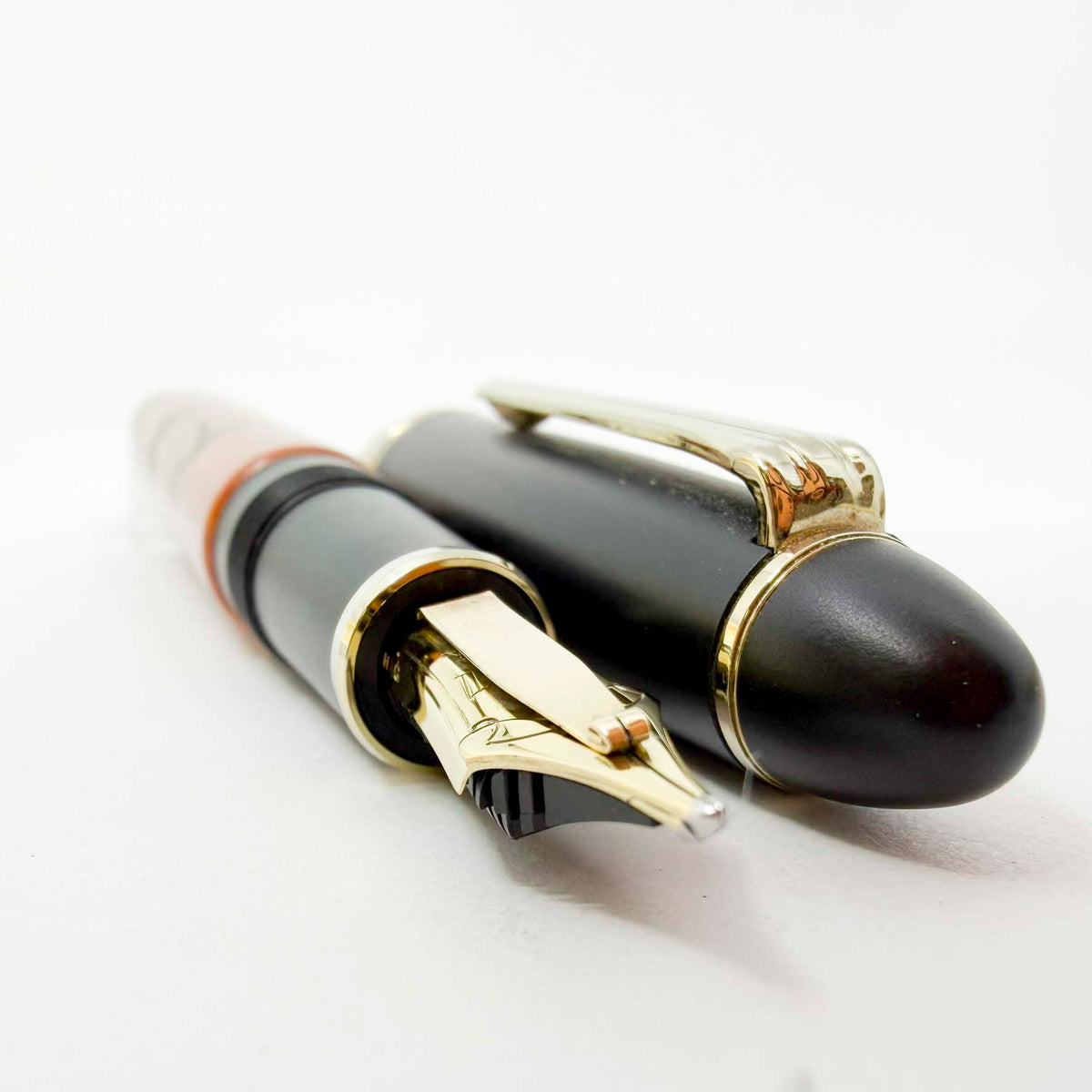 Sailor Negoro Nuri Red Meteor FP5 Long Bodied Dragonfly Fountain Pen - Naginata Cross Emperor 21kt Gold Nib!! RARE!