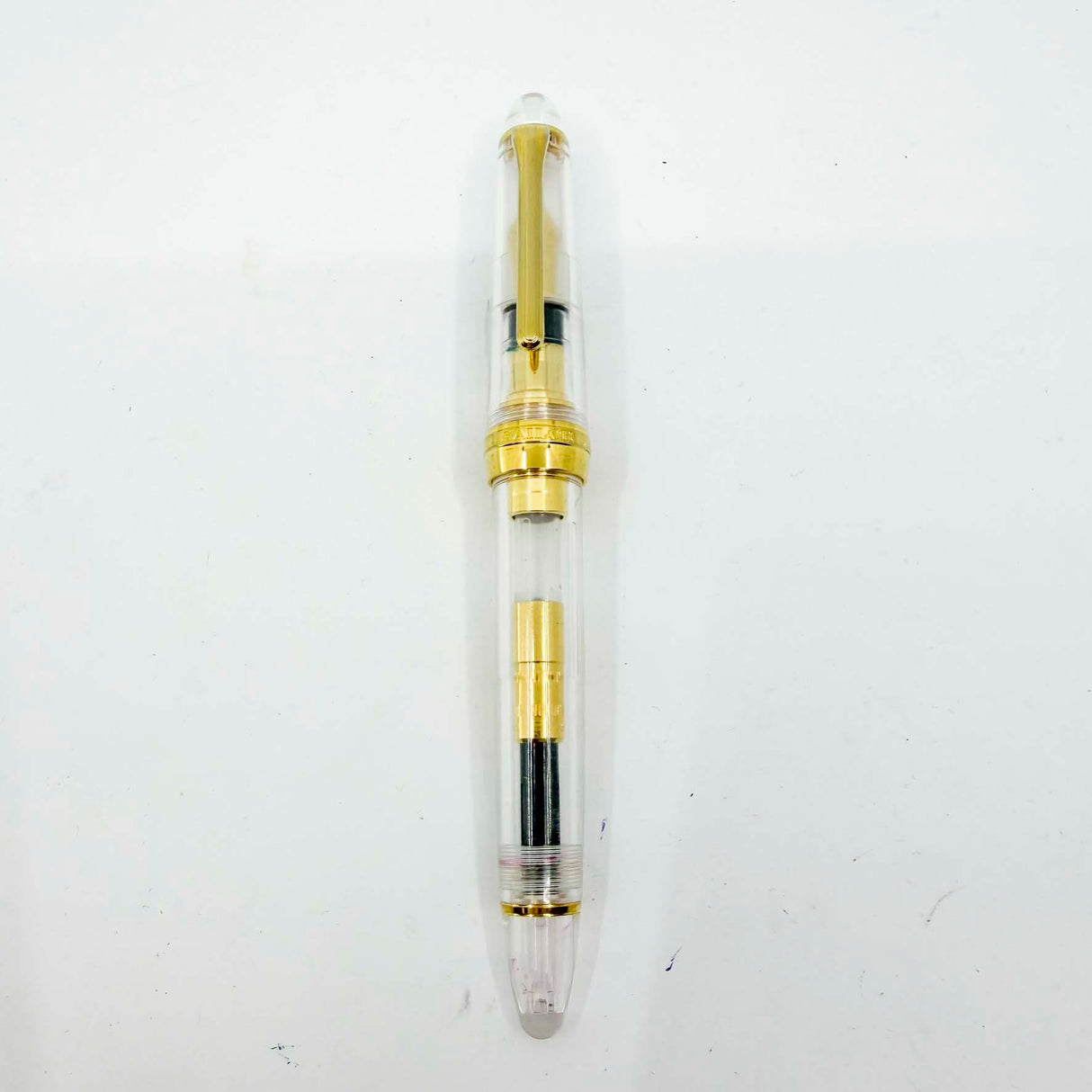 Sailor 1911L Large Transparent Demonstrator Fountain Pen - Medium 21kt Gold Nib