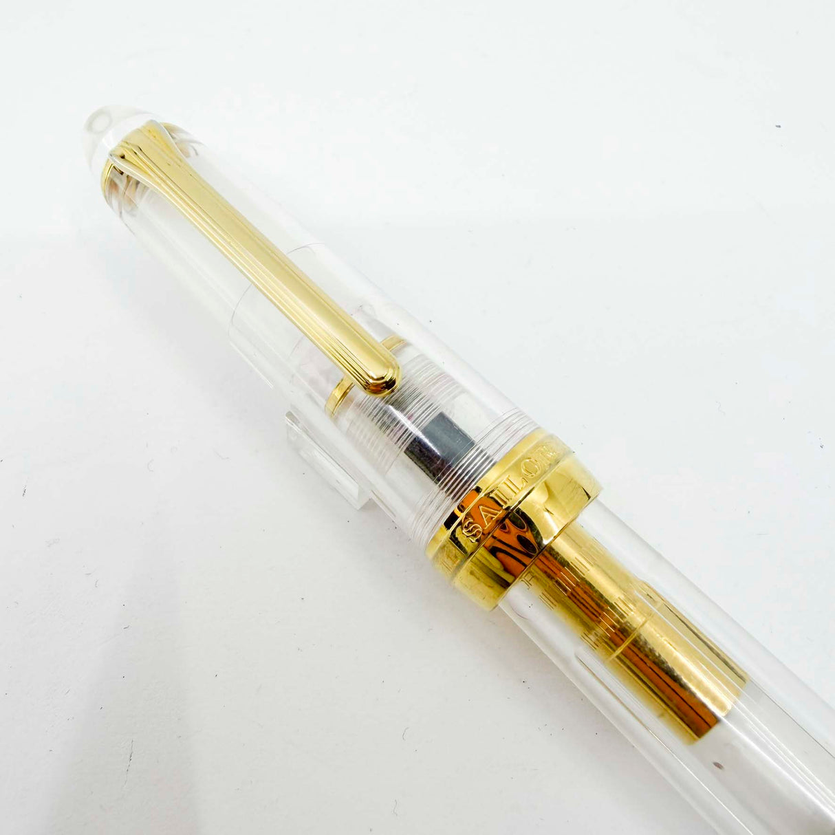 Sailor 1911L Large Transparent Demonstrator Fountain Pen - Medium 21kt Gold Nib