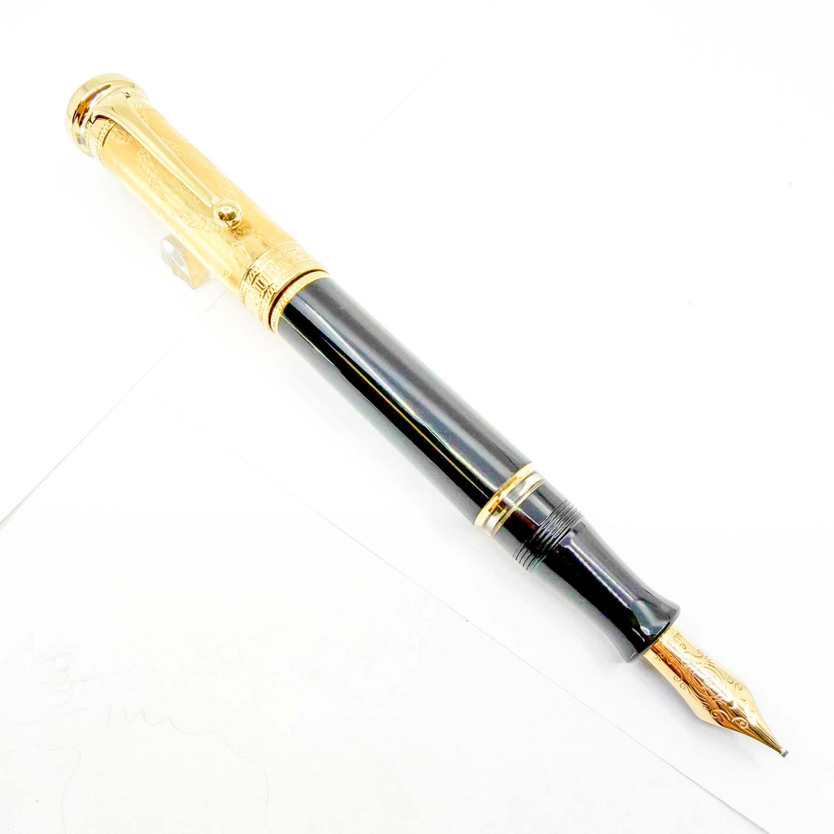 Aurora Guisseppe Verdi "Opera Doue" Limited Edition Fountain Pen - Medium Italic 18kt Gold Nib