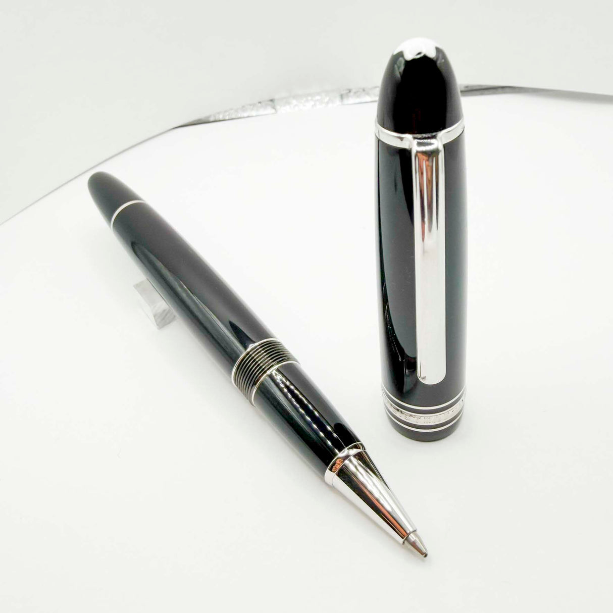 Montblanc Meisterstuck Black Resin - Platinum Plated Trim LeGrand Rollerball