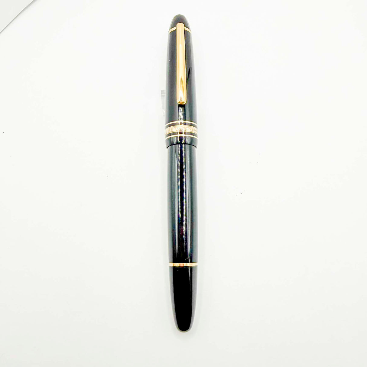Montblanc Meisterstuck Black Resin #146 LeGrand Fountain Pen - Fine 14kt Gold Nib