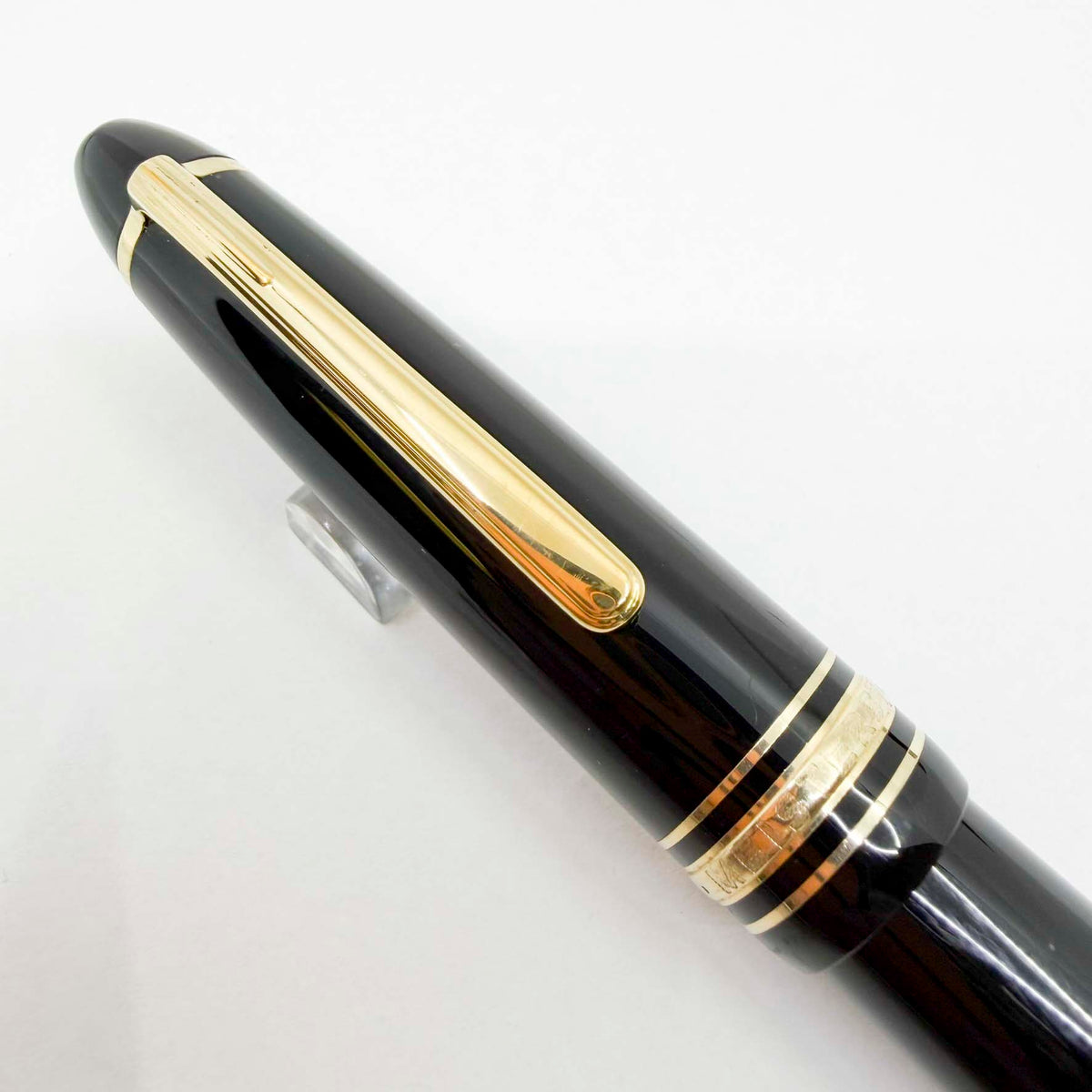 Montblanc #147 Traveler Black Resin LeGrand Meisterstuck Fountain Pen - Fine 14kt Gold Nib - CARTRIDGE FILL ONLY