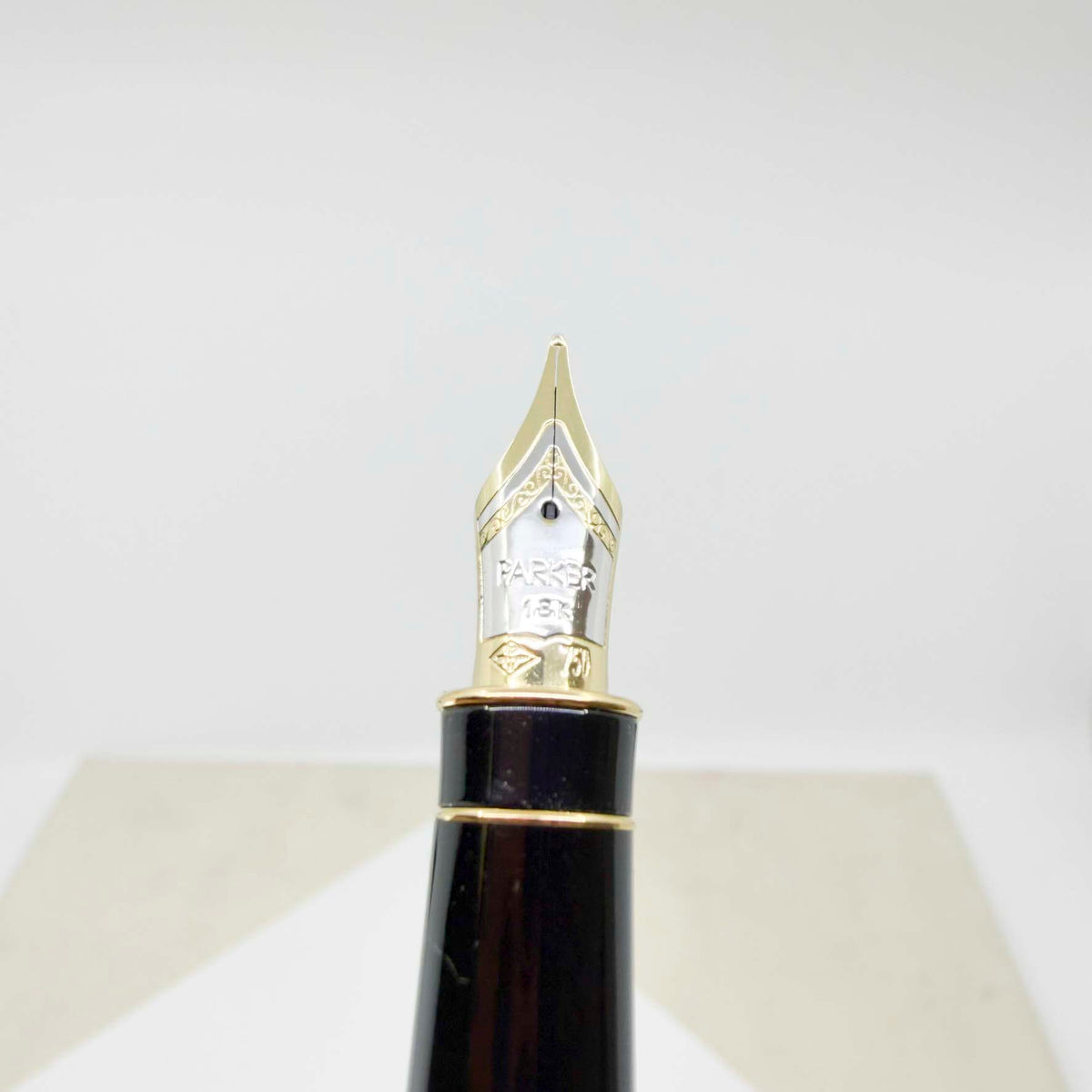Parker Sonnet Fougere Sterling Silver Fountain Pen - Fine 18kt Gold Nib